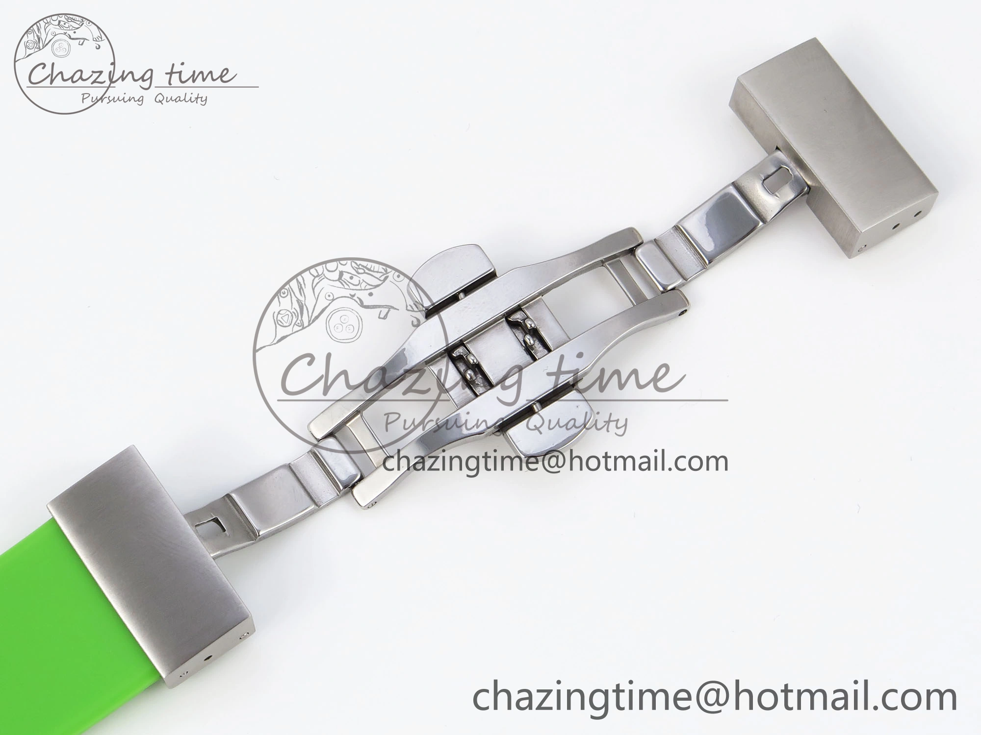 Royal Oak Offshore 44mm Transparent APF Best Edition Colorful Dial on Green Rubber Strap A3126