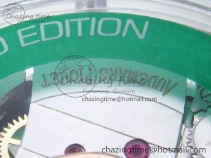 Royal Oak Offshore 44mm Transparent APF Best Edition Green Dial on Green Rubber Strap A3126