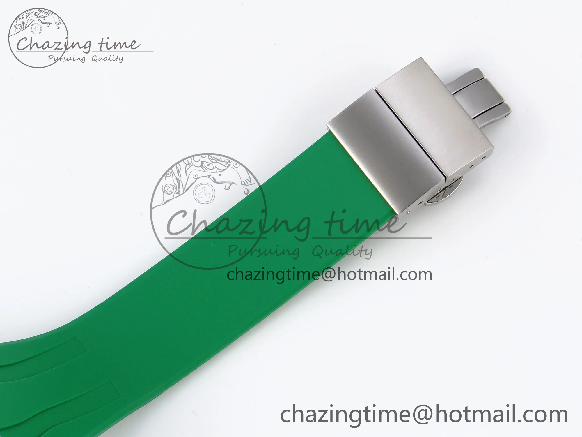 Royal Oak Offshore 44mm Transparent APF Best Edition Green Dial on Green Rubber Strap A3126