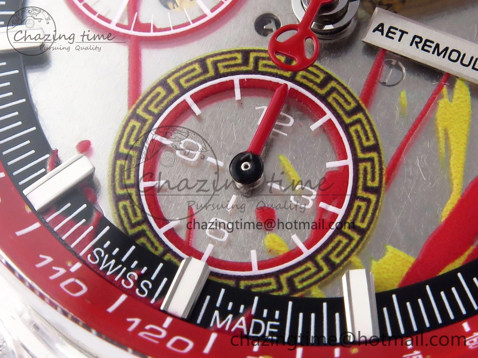 Royal Oak Offshore 44mm Transparent APF Best Edition Red Dial on White Rubber Strap A3126