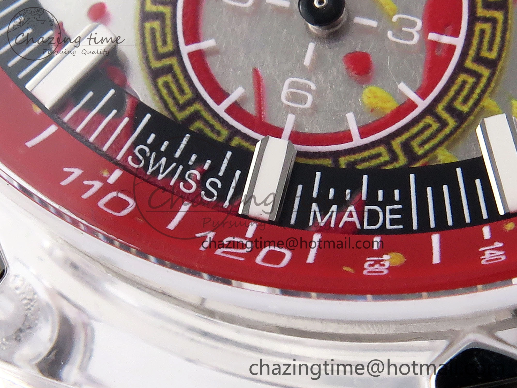 Royal Oak Offshore 44mm Transparent APF Best Edition Red Dial on White Rubber Strap A3126