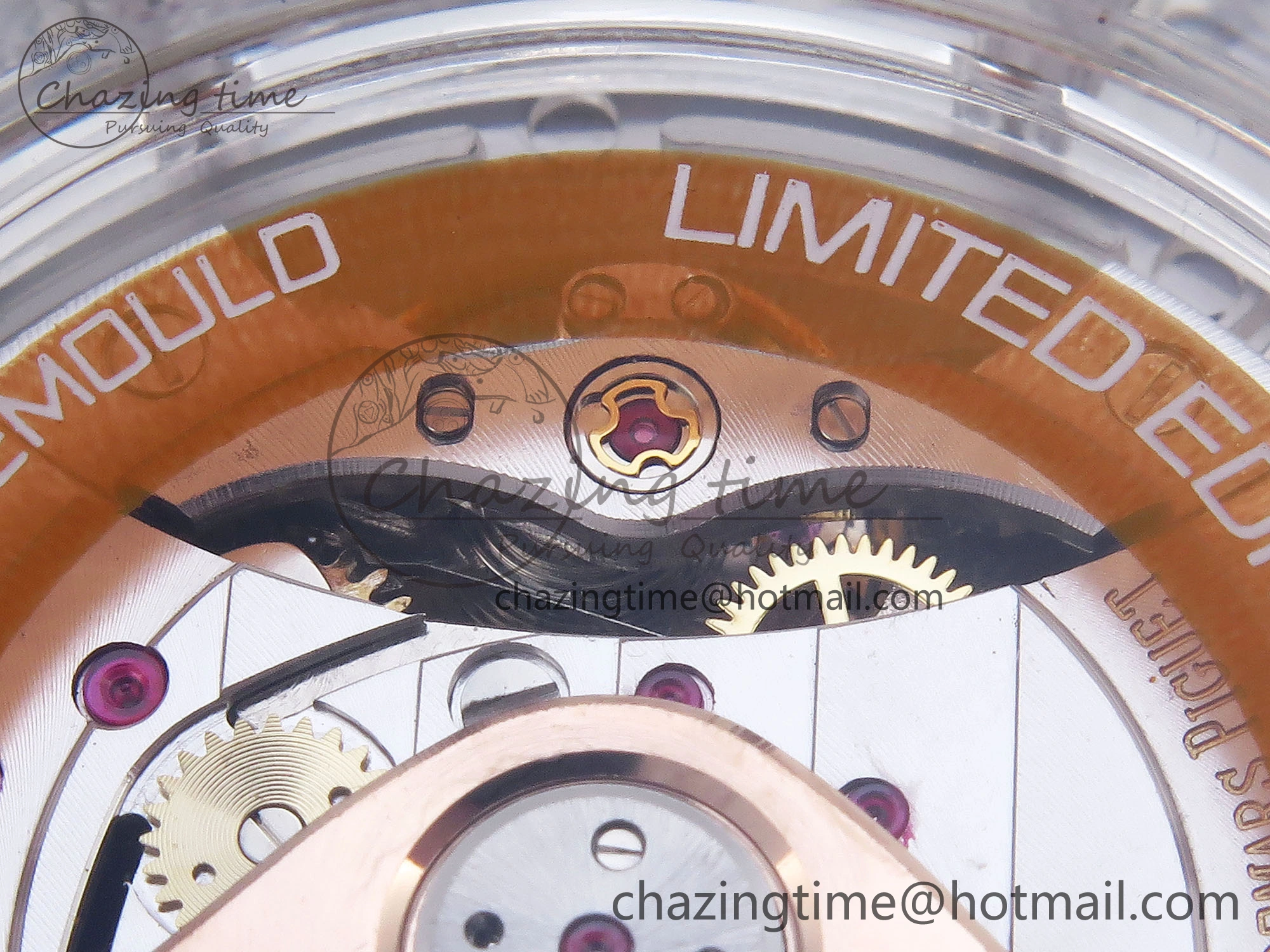 Royal Oak Offshore 44mm Transparent APF Best Edition Red Dial on White Rubber Strap A3126