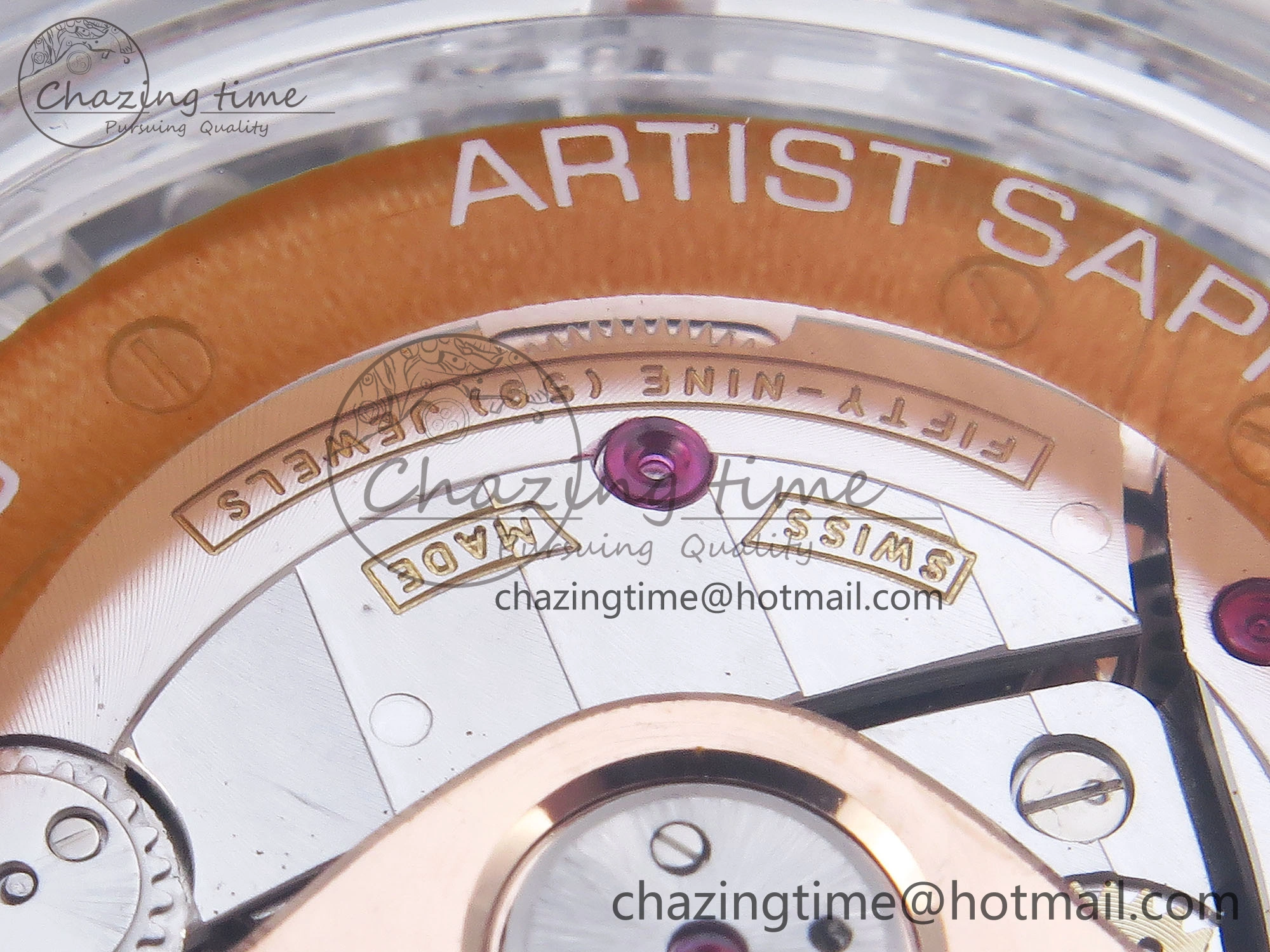 Royal Oak Offshore 44mm Transparent APF Best Edition Red Dial on White Rubber Strap A3126