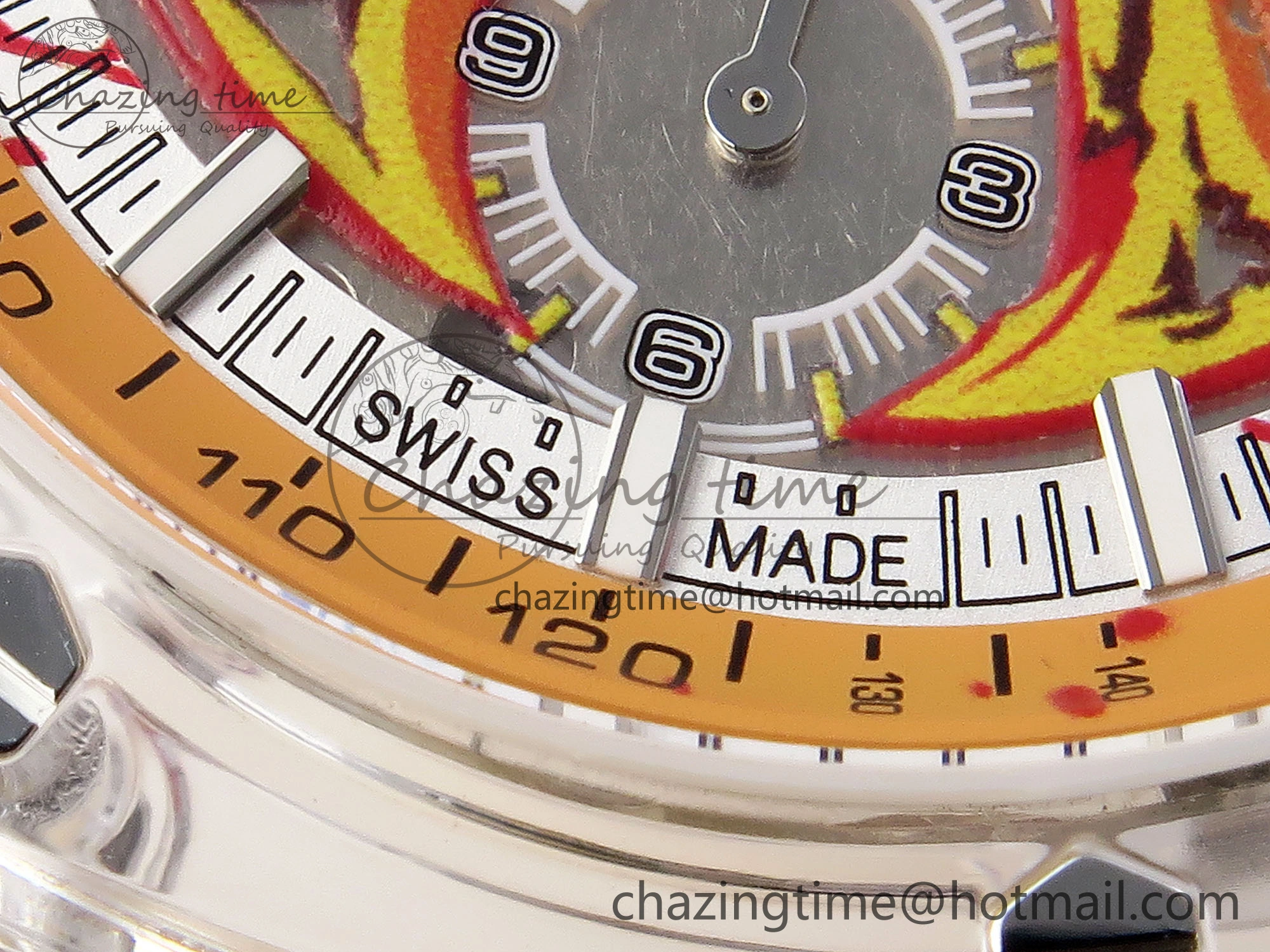Royal Oak Offshore 44mm Transparent APF Best Edition Yellow Dial on Yellow Rubber Strap A3126