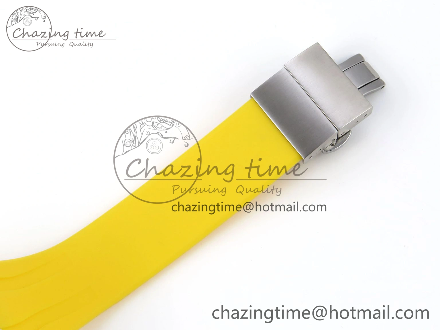Royal Oak Offshore 44mm Transparent APF Best Edition Yellow Dial on Yellow Rubber Strap A3126