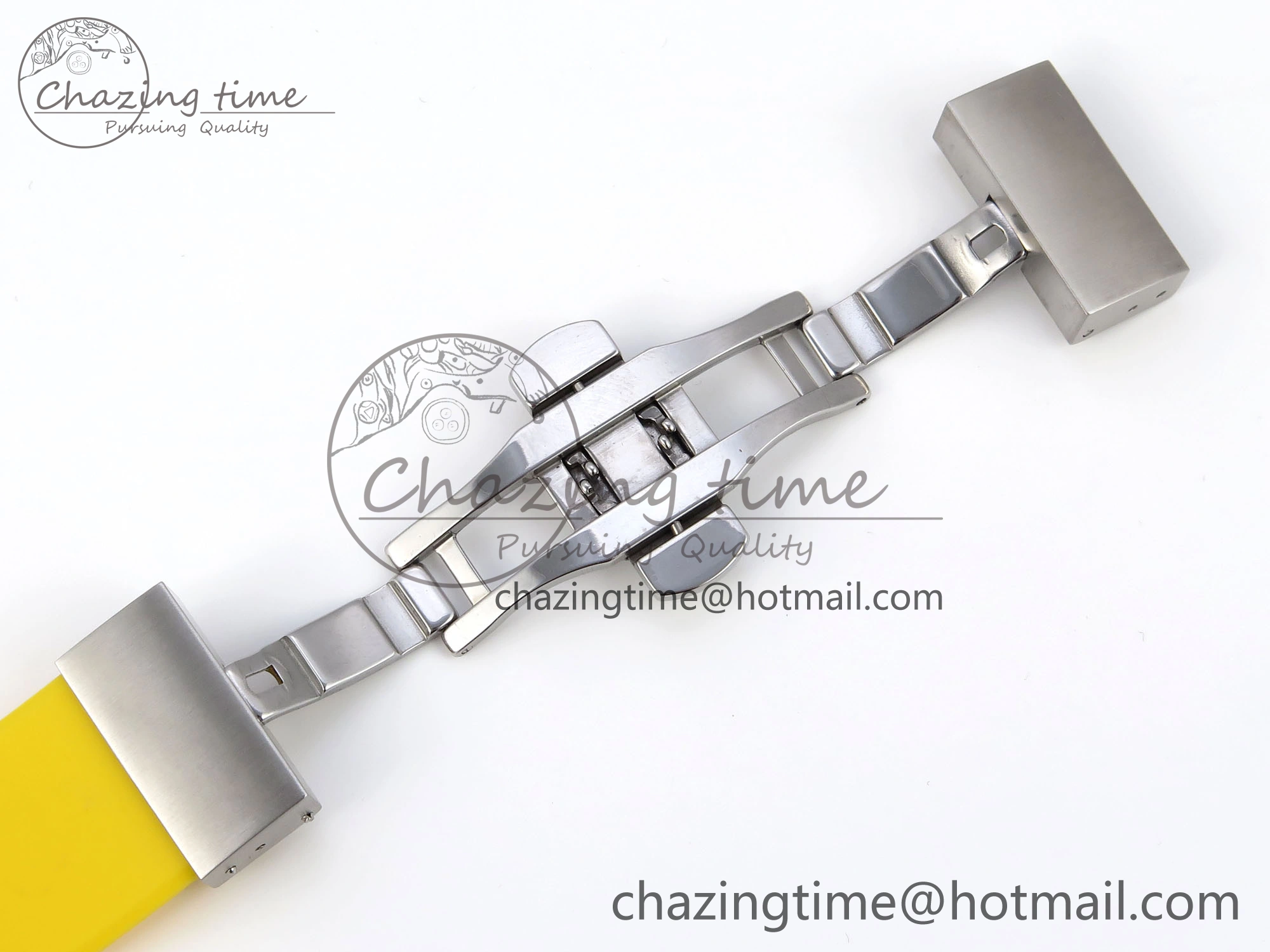 Royal Oak Offshore 44mm Transparent APF Best Edition Yellow Dial on Yellow Rubber Strap A3126