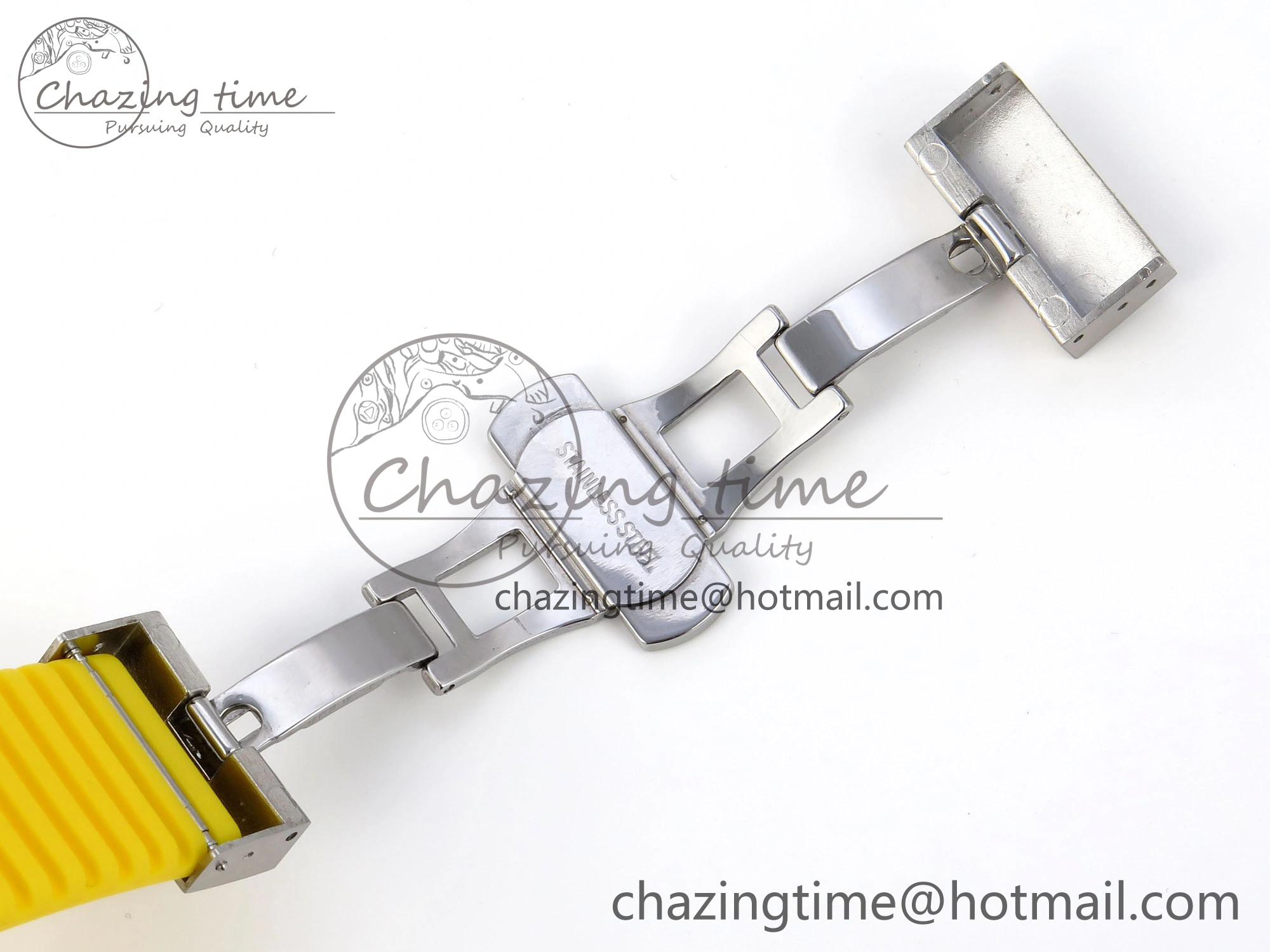Royal Oak Offshore 44mm Transparent APF Best Edition Yellow Dial on Yellow Rubber Strap A3126