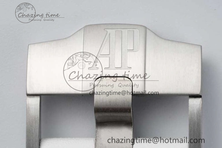 Royal Oak Offshore 44mm White Ceramic APF 1:1 Best Edition White Dial on Rubber Strap A3126
