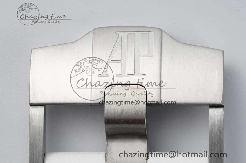 Royal Oak Offshore 44mm White Ceramic APF 1:1 Best Edition White Dial on Rubber Strap A3126