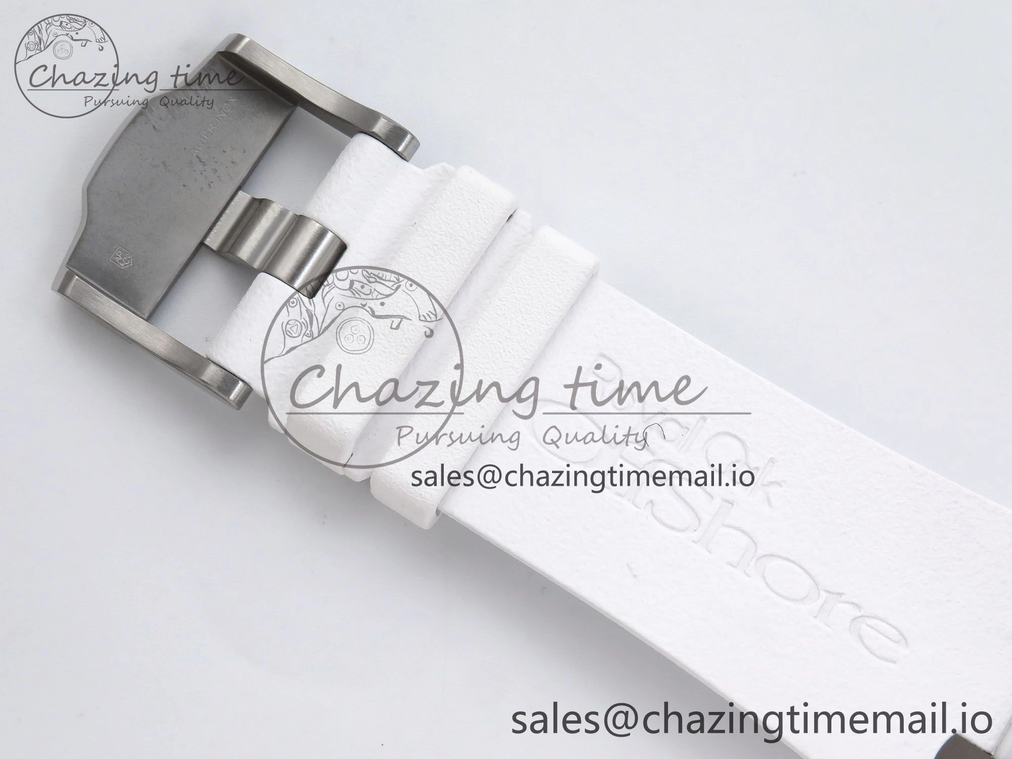 Royal Oak Offshore 44mm White Ceramic TKF 1:1 Best Edition White Dial on White Rubber Strap A3126