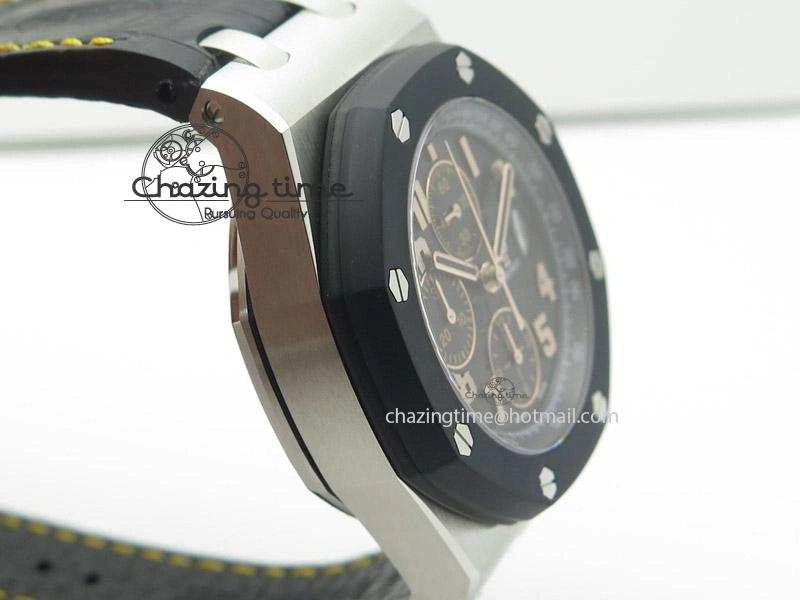 Royal Oak Offshore “57th Street” Rubberclad Bezel JF Best Edition On Leather Strap A7750