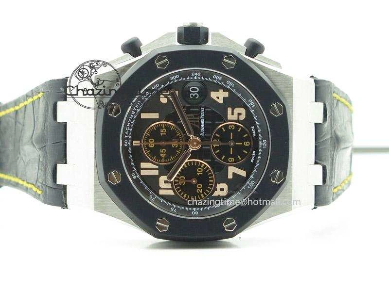 Royal Oak Offshore “57th Street” Rubberclad Bezel JF Best Edition On Leather Strap A7750