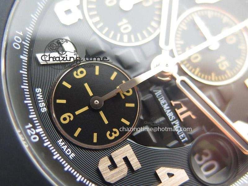 Royal Oak Offshore “57th Street” Rubberclad Bezel JF Best Edition On Leather Strap A7750