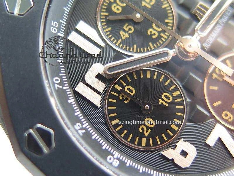 Royal Oak Offshore “57th Street” Rubberclad Bezel JF Best Edition On Leather Strap A7750