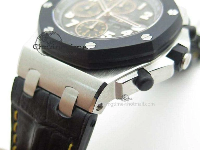 Royal Oak Offshore “57th Street” Rubberclad Bezel JF Best Edition On Leather Strap A7750
