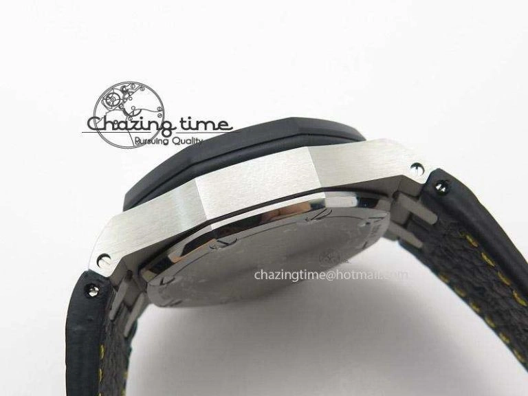 Royal Oak Offshore “57th Street” Rubberclad Bezel JF Best Edition On Leather Strap A7750