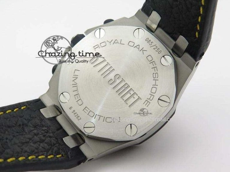 Royal Oak Offshore “57th Street” Rubberclad Bezel JF Best Edition On Leather Strap A7750