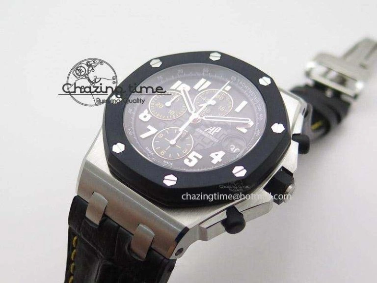 Royal Oak Offshore “57th Street” Rubberclad Bezel JF Best Edition On Leather Strap A7750