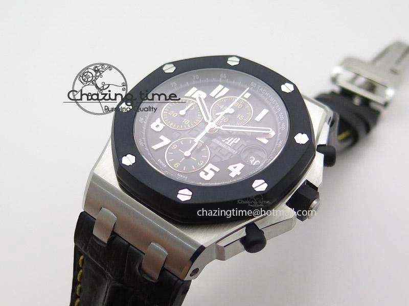 Royal Oak Offshore “57th Street” Rubberclad Bezel JF Best Edition On Leather Strap A7750