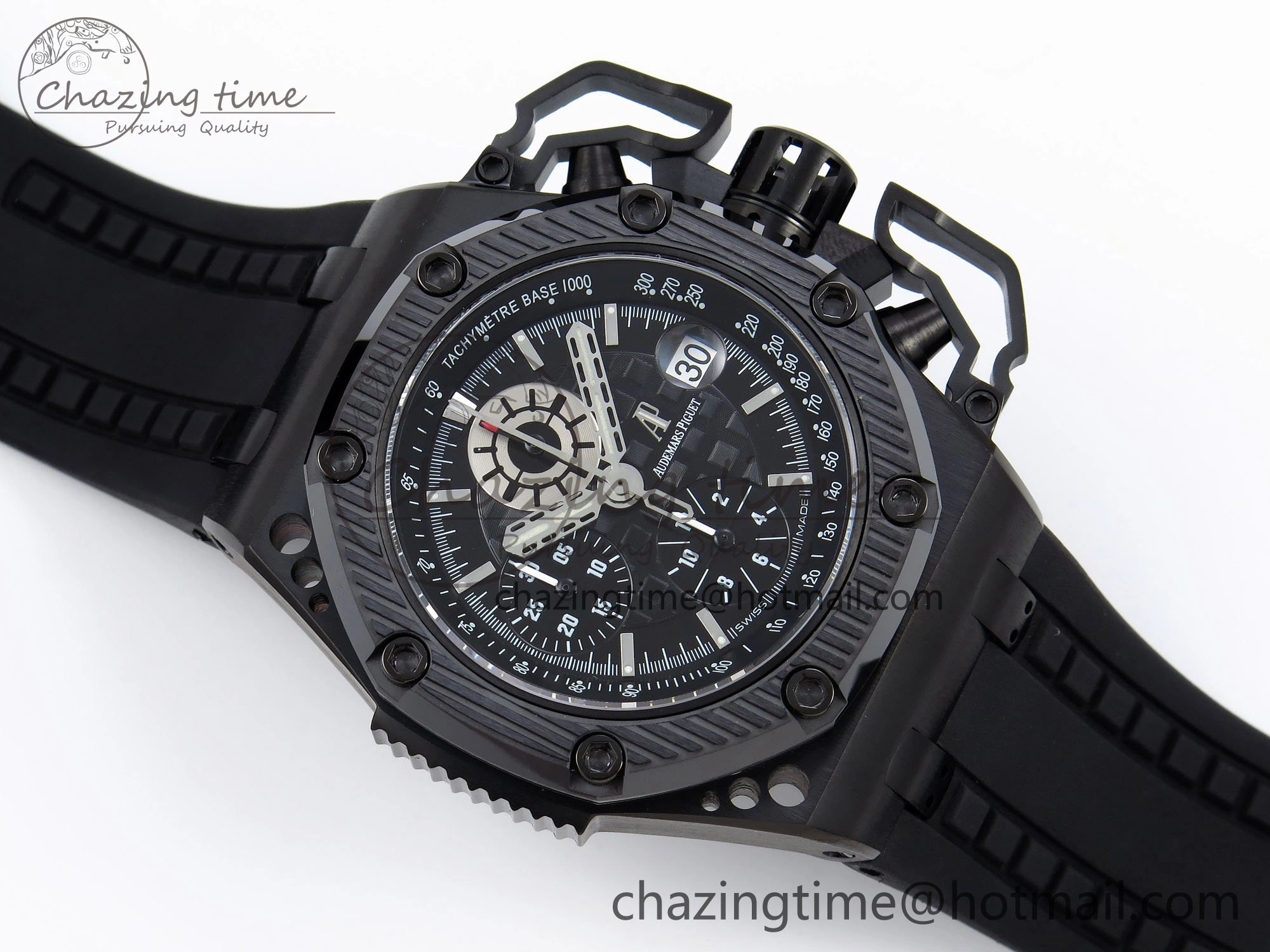 Royal Oak Offshore AP0861A Survivor Ltd Ed DLC CER RU Black IPF A7750