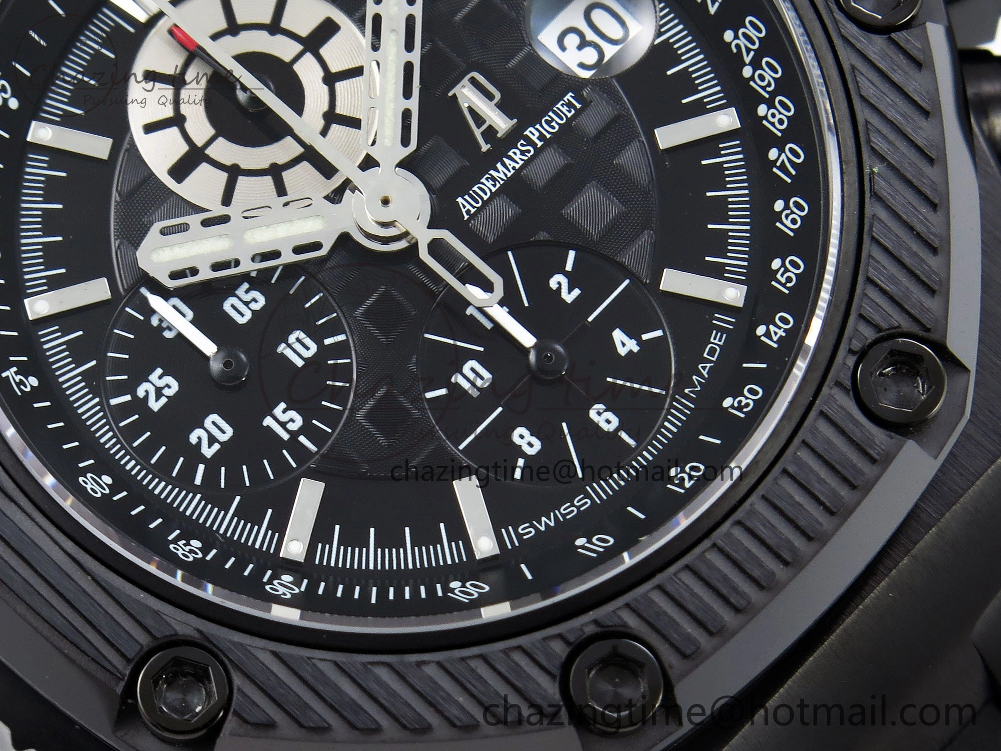 Royal Oak Offshore AP0861A Survivor Ltd Ed DLC CER RU Black IPF A7750