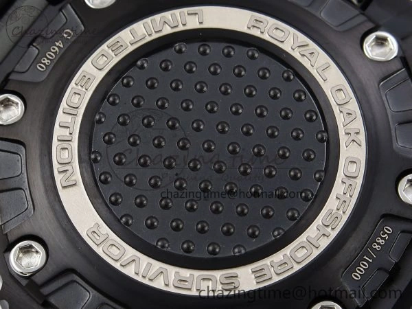 Royal Oak Offshore AP0861A Survivor Ltd Ed DLC CER RU Black IPF A7750