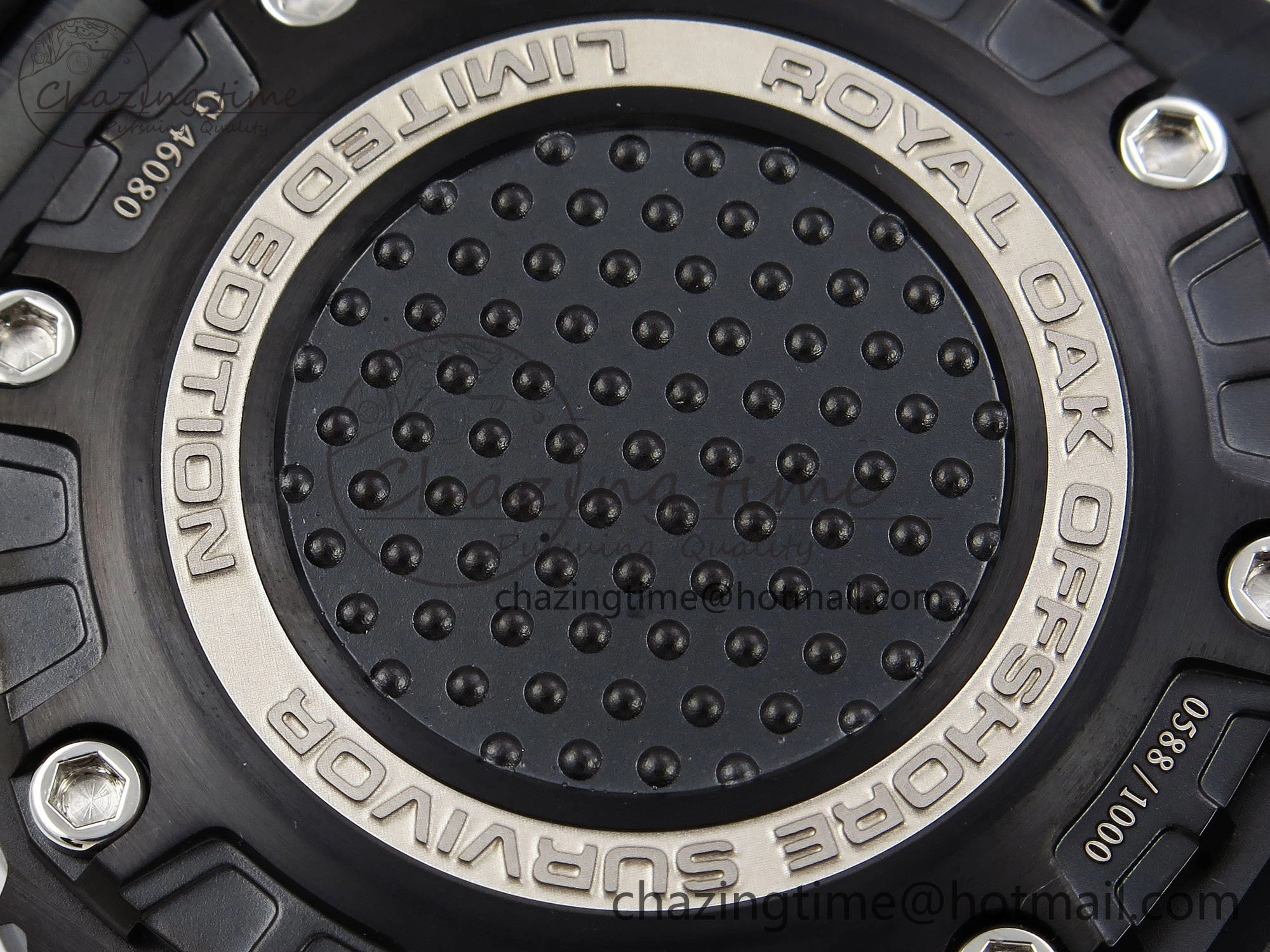 Royal Oak Offshore AP0861A Survivor Ltd Ed DLC CER RU Black IPF A7750