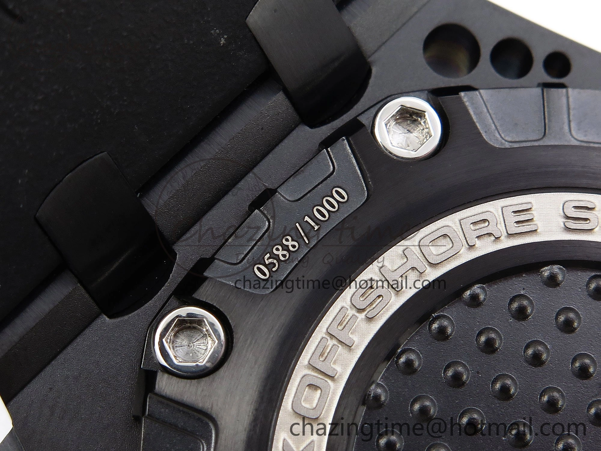Royal Oak Offshore AP0861A Survivor Ltd Ed DLC CER RU Black IPF A7750