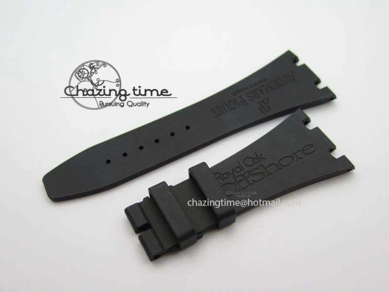Royal Oak Offshore Black & White Marcus JF Best Edition On White Rubber Strap A7750 (Free Black Strap)