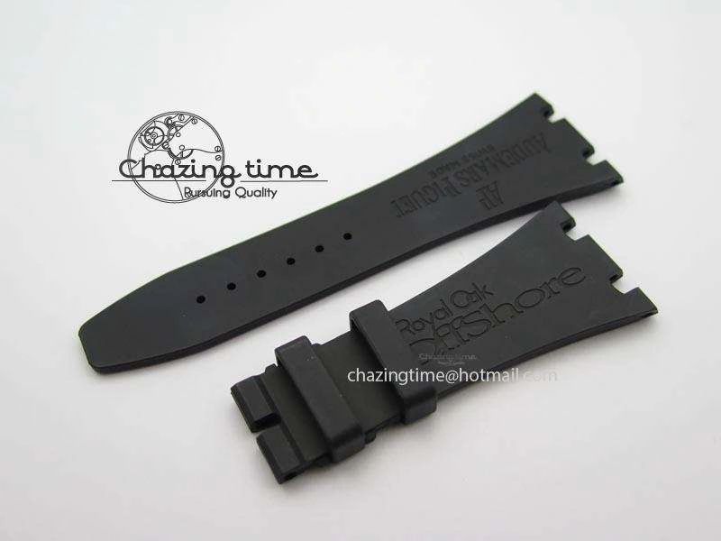 Royal Oak Offshore Black & White Marcus JF Best Edition On White Rubber Strap A7750 (Free Black Strap)
