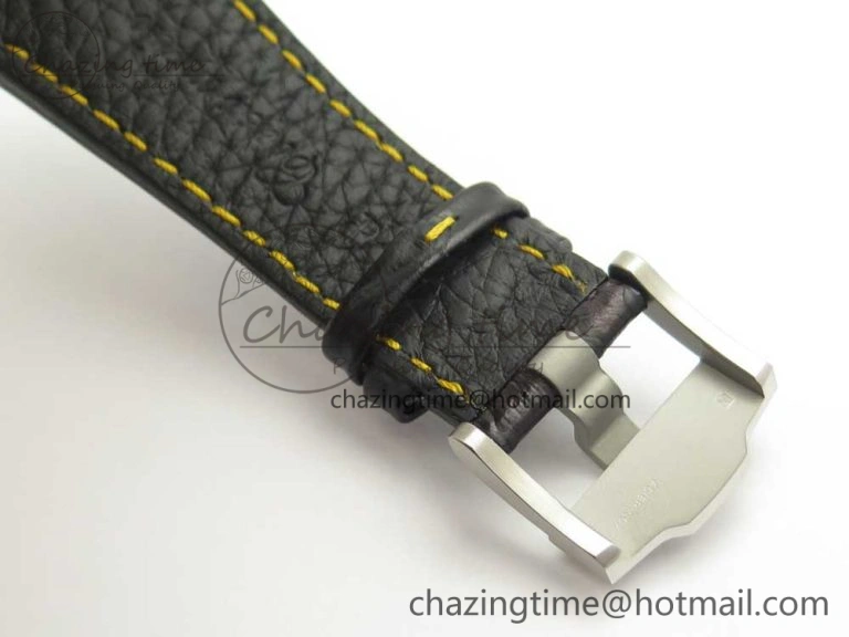 Royal Oak Offshore Bucherer JF Best Edition Two Tone Blue Dial on Black Leather Strap A3126 (Free Rubber Strap)