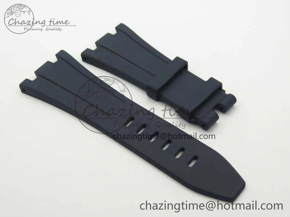 Royal Oak Offshore Bucherer JF Best Edition Two Tone Blue Dial on Black Leather Strap A3126 (Free Rubber Strap)
