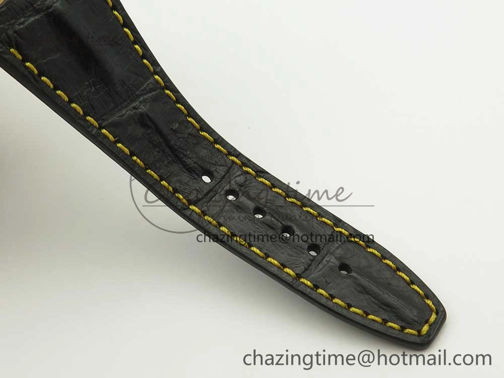 Royal Oak Offshore Bucherer JF Best Edition Two Tone Blue Dial on Black Leather Strap A3126
