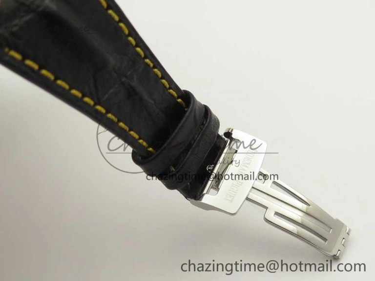 Royal Oak Offshore Bucherer JF Best Edition Two Tone Blue Dial on Black Leather Strap A3126