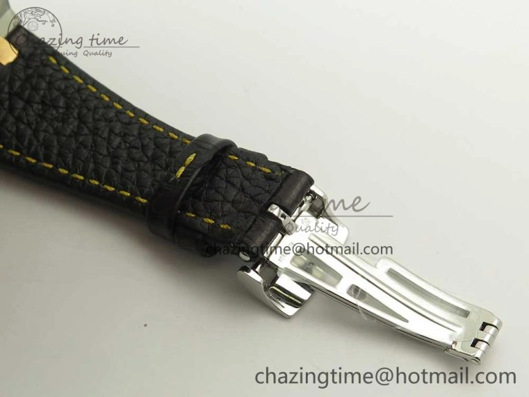 Royal Oak Offshore Bucherer JF Best Edition Two Tone Blue Dial on Black Leather Strap A3126