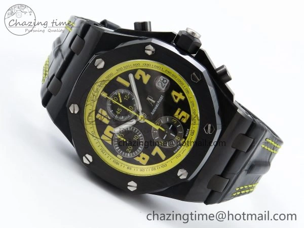 Royal Oak Offshore ‘Bumble Bee’ APF Best Edition on Black Rubber Strap A3126