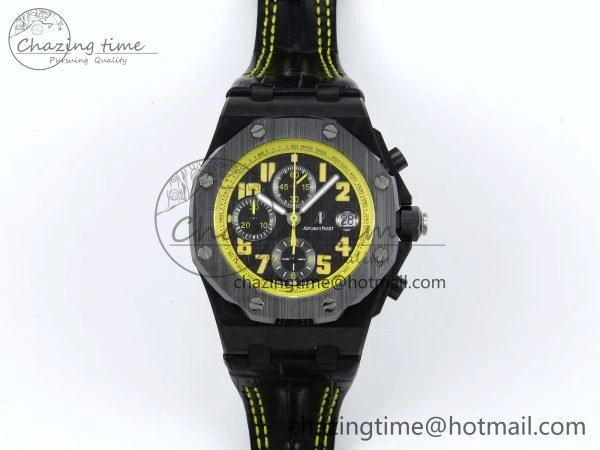 Royal Oak Offshore ‘Bumble Bee’ APF Best Edition on Black Rubber Strap A3126
