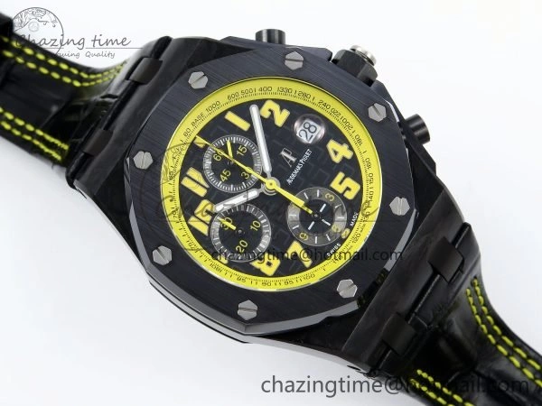 Royal Oak Offshore ‘Bumble Bee’ APF Best Edition on Black Rubber Strap A3126