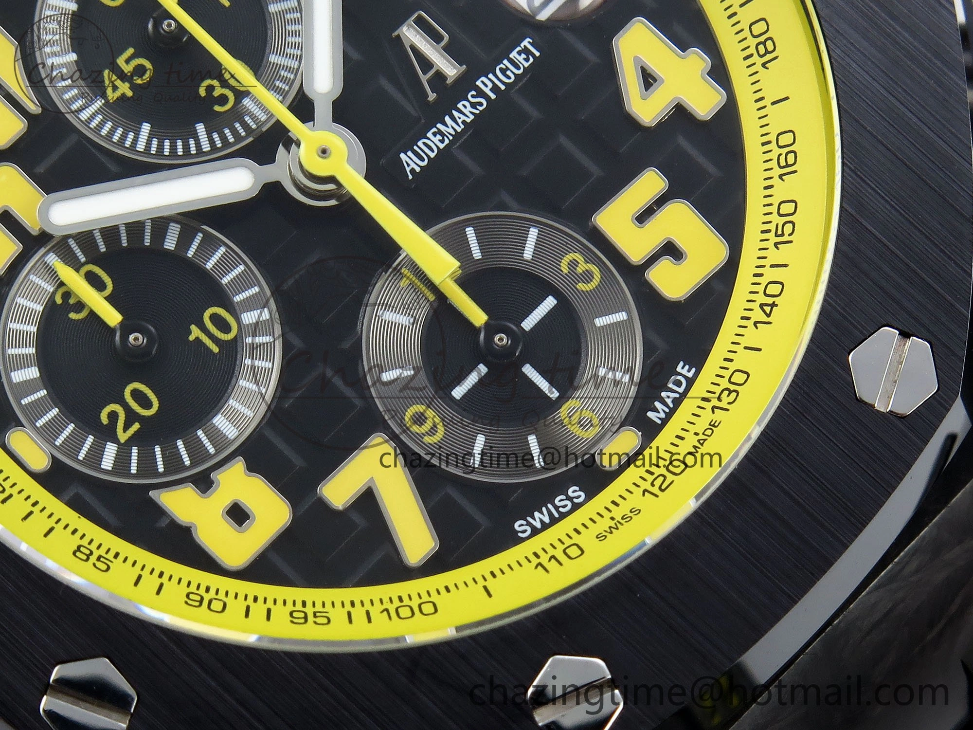 Royal Oak Offshore ‘Bumble Bee’ APF Best Edition on Black Rubber Strap A3126