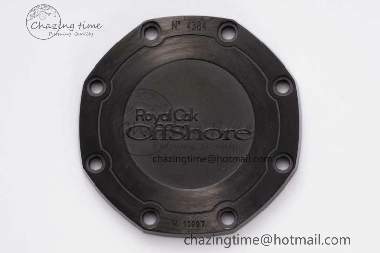 Royal Oak Offshore Bumble Bee Forged Carbon 1:1 JJF Best Edition on Yellow Rubber Strap A7750