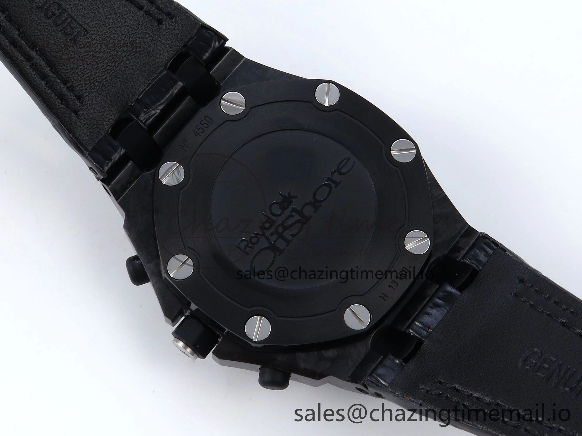 Royal Oak Offshore ‘Bumble Bee’ TKF Best Edition on Black Leather Strap A3126
