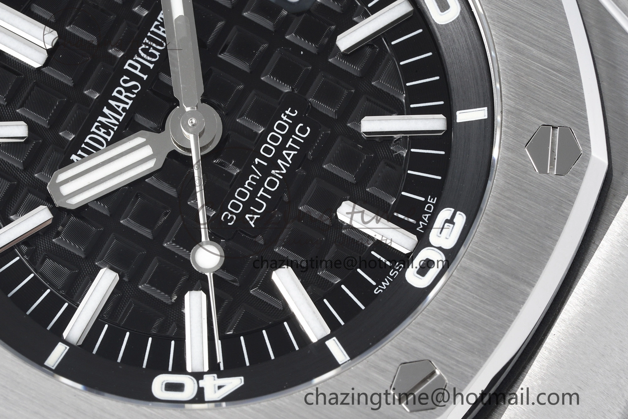 Royal Oak Offshore Diver 15703 APSF 1:1 Best Edition Black Dial on Black Rubber Strap A3120 Super Clone