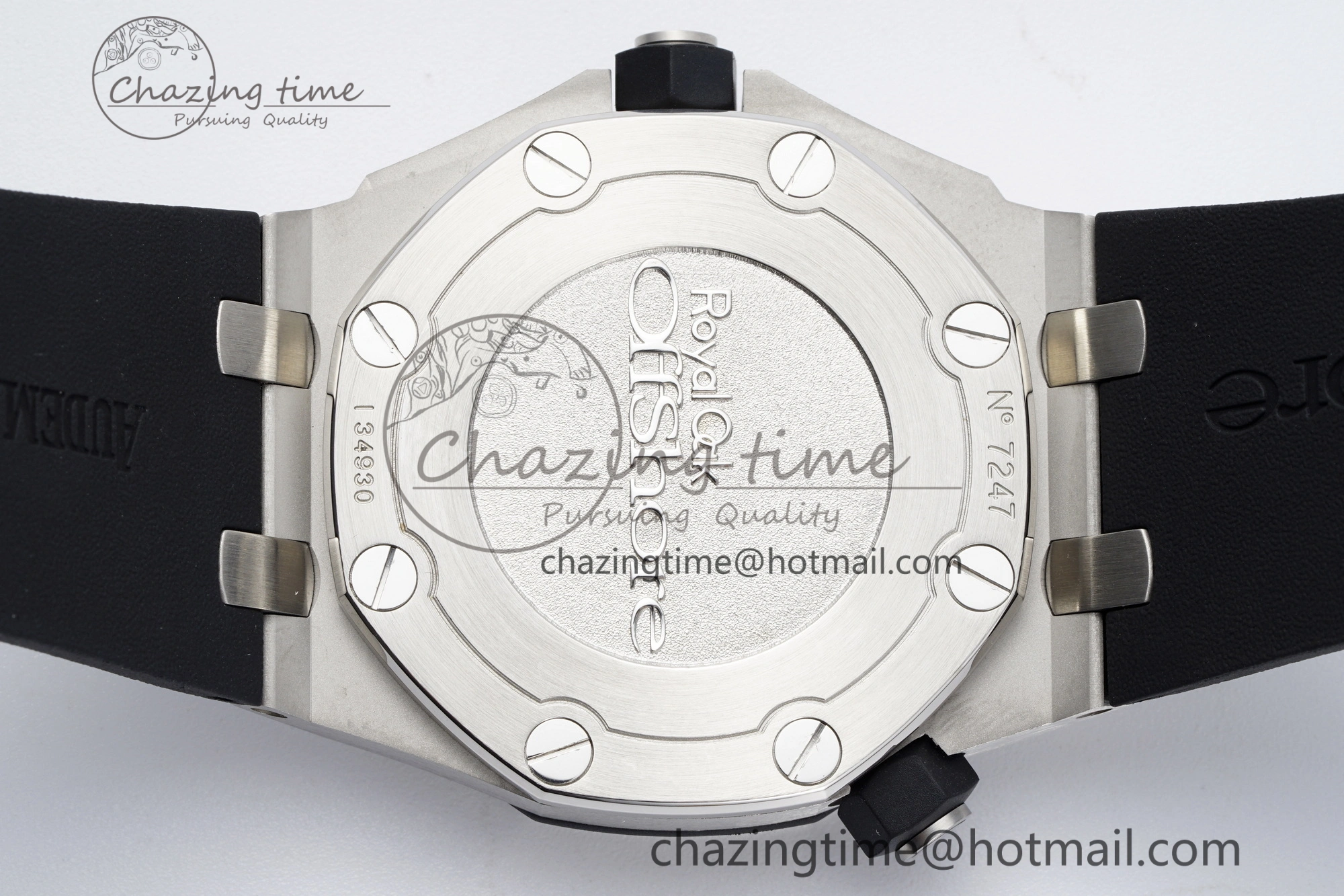 Royal Oak Offshore Diver 15703 APSF 1:1 Best Edition Black Dial on Black Rubber Strap A3120 Super Clone