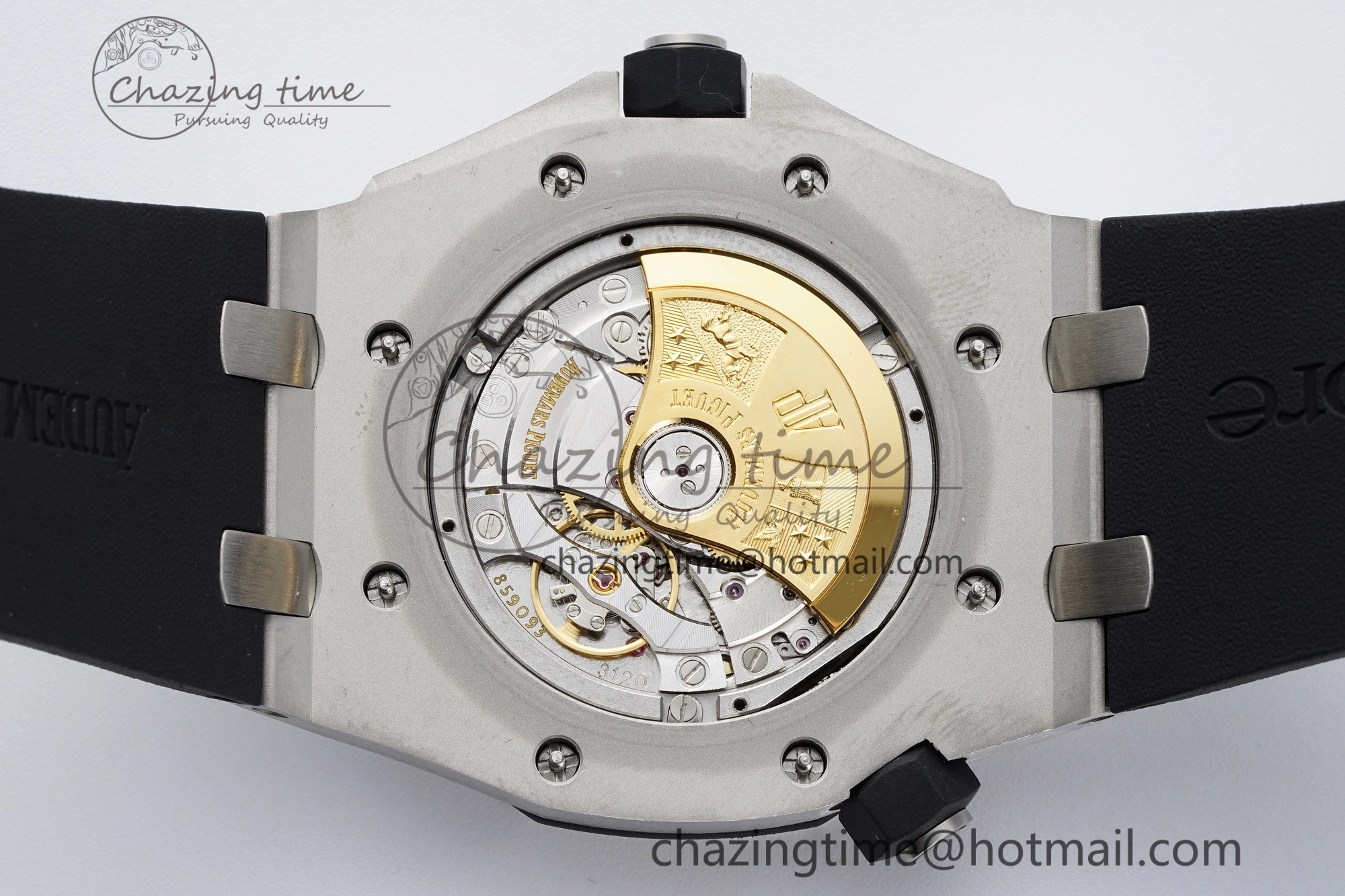 Royal Oak Offshore Diver 15703 APSF 1:1 Best Edition Black Dial on Black Rubber Strap A3120 Super Clone
