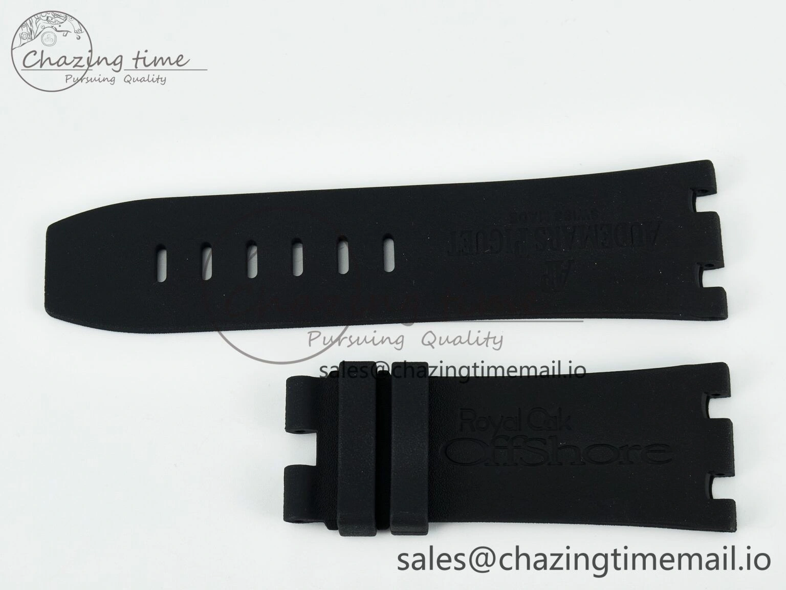 Royal Oak Offshore Diver 15703 Best Edition Black Rubber Strap (Fits the Gen size)