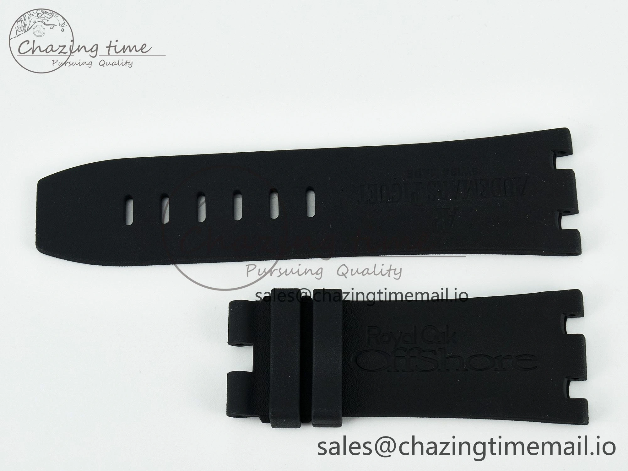 Royal Oak Offshore Diver 15703 Best Edition Black Rubber Strap (Fits the Gen size)
