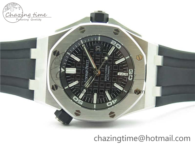 Royal Oak Offshore Diver 15703 JF 1:1 Best Edition on Rubber Strap A2824 V10
