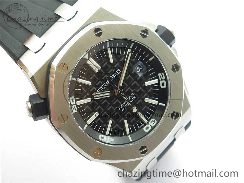 Royal Oak Offshore Diver 15703 JF 1:1 Best Edition on Rubber Strap A2824 V10