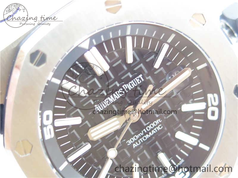 Royal Oak Offshore Diver 15703 JF 1:1 Best Edition on Rubber Strap A2824 V10