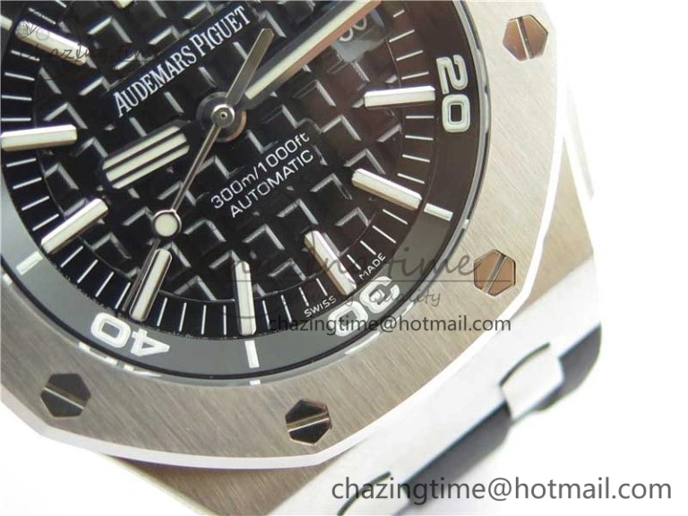 Royal Oak Offshore Diver 15703 JF 1:1 Best Edition on Rubber Strap A2824 V10